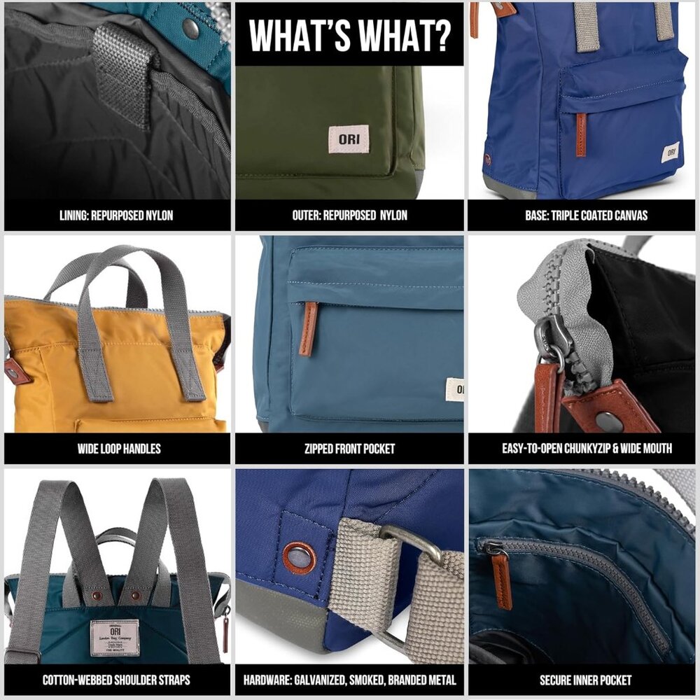 Versatile Small Tote Backpack With Wide Mouth & P… - image 4